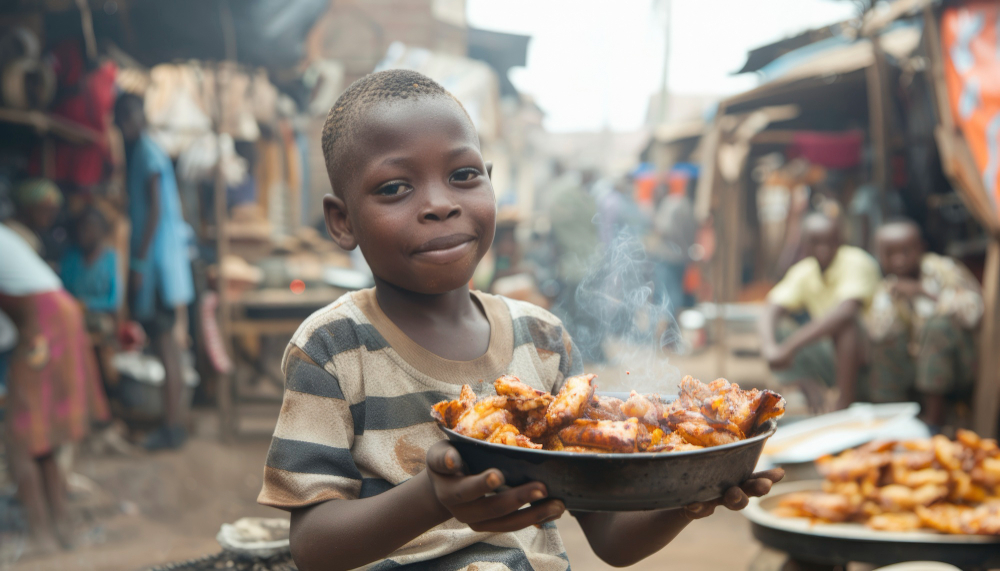 Afrika Yemek Dağıtımı